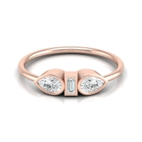 Raavi Rose Gold Diamond Ring