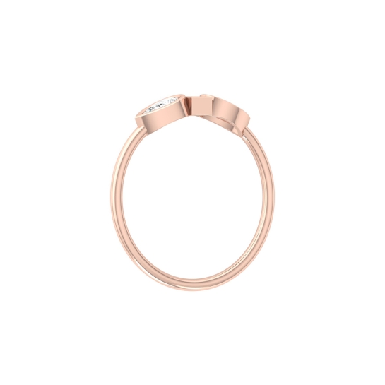 Raavi Rose Gold Diamond Ring