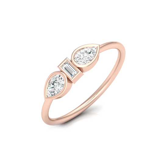 Raavi Rose Gold Diamond Ring