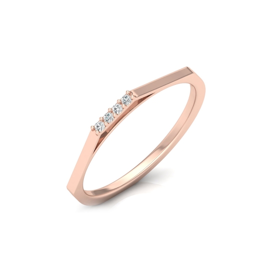 Kripa Rose Gold Diamond Ring