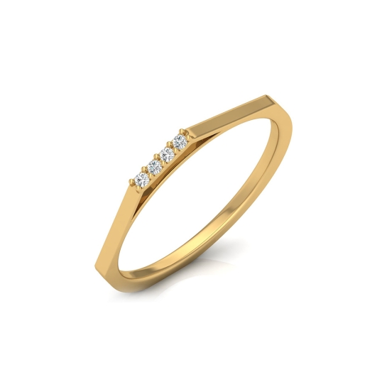 Kripa Yellow Gold Diamond Ring