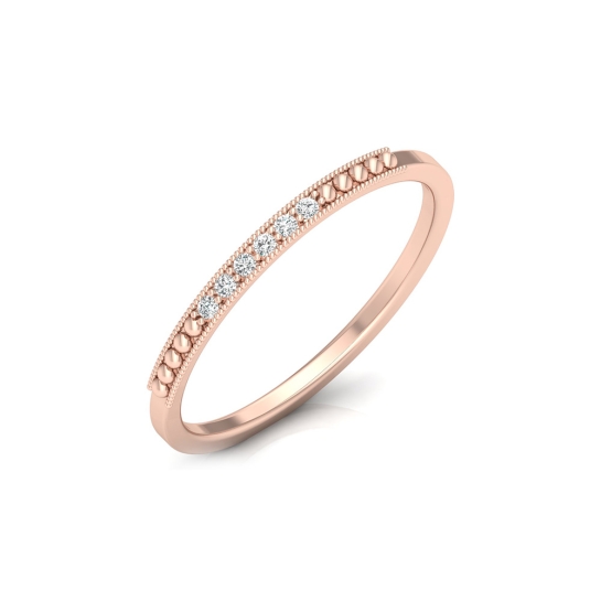 Vritti Rose Gold Diamond Ring