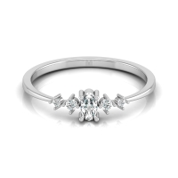 Aashvi White Gold Diamond Ring