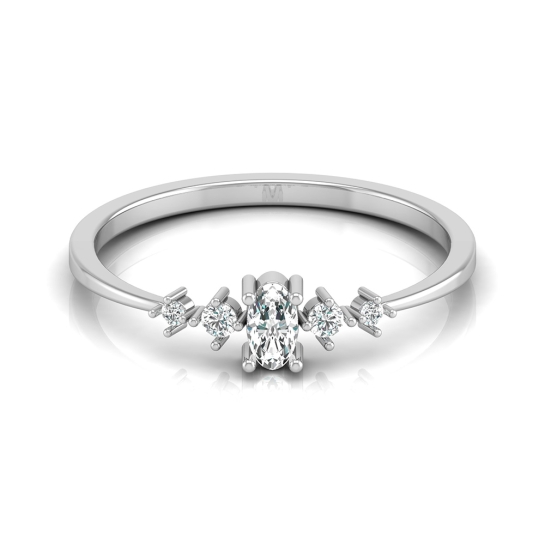 Aashvi White Gold Diamond Ring