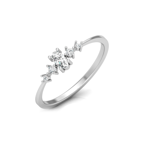 Aashvi White Gold Diamond Ring