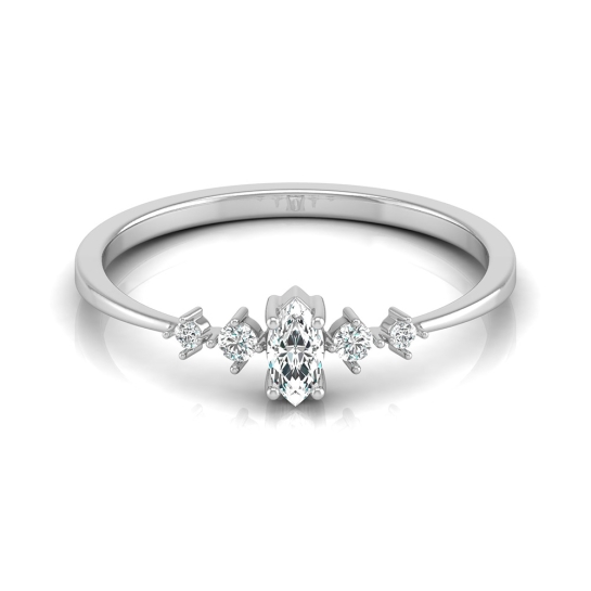 Amulya White Gold Diamond Ring