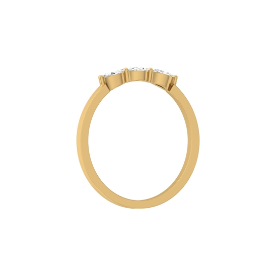Kimaya Yellow Gold Diamond Ring