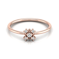 Aria Rose Gold Diamond Ring