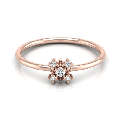 Aria Rose Gold Diamond Ring