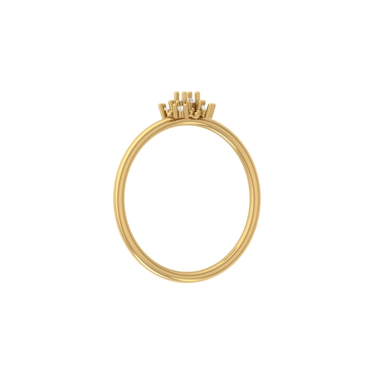 Aria Yellow Gold Diamond Ring