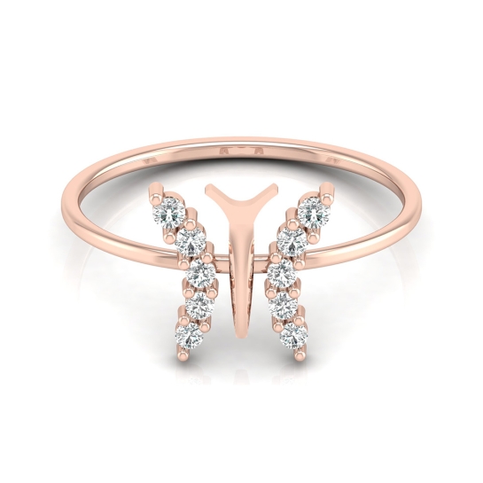 Kiyana Rose Gold Diamond Ring