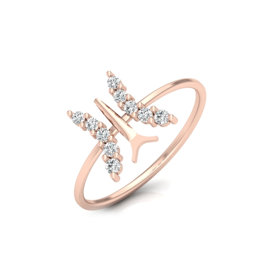 Kiyana Rose Gold Diamond Ring