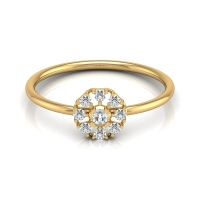 Yaana Yellow Gold Diamond Ring