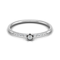 Nihira White Gold Diamond Ring