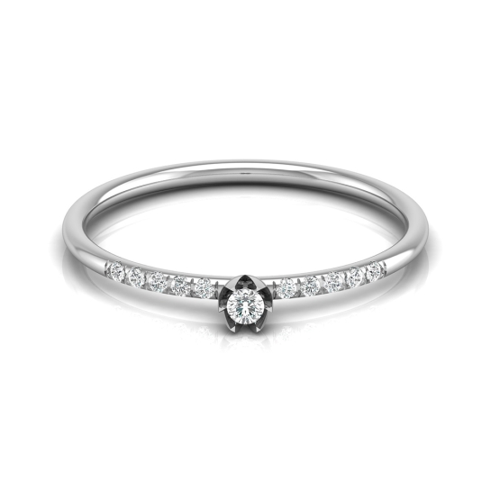 Nihira White Gold Diamond Ring