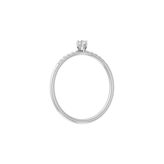 Nihira White Gold Diamond Ring