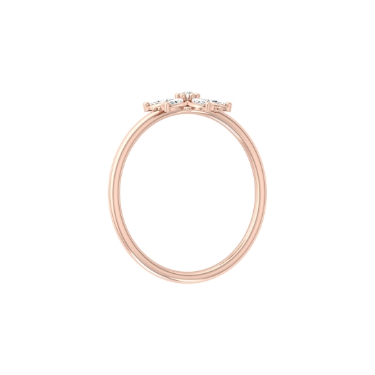 Aarya Rose Gold Diamond Ring