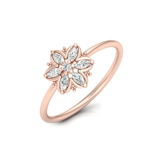 Aarya Rose Gold Diamond Ring