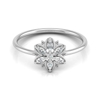 Aarya White Gold Diamond Ring