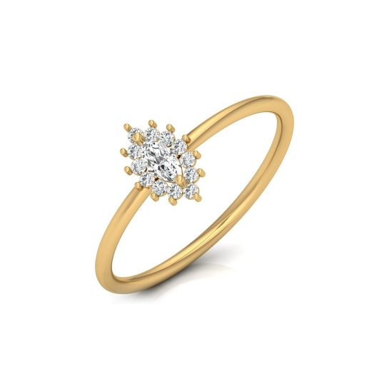 Amara Yellow Gold Diamond Ring