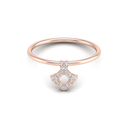 Pritha Rose  Gold Diamond Ring