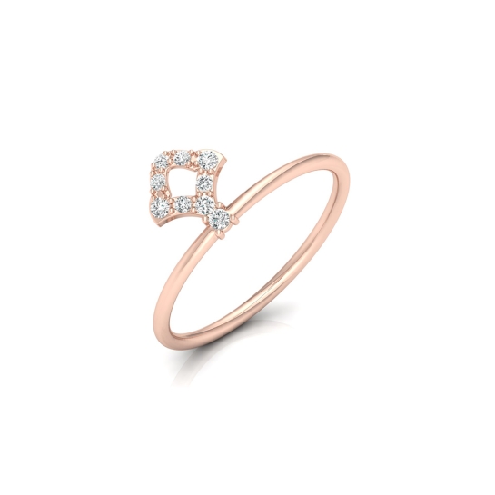 Pritha Yellow Gold Diamond Ring