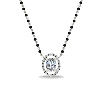 Lustrous Oval White …