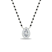 Adhyasari White Gold Mangalsutra