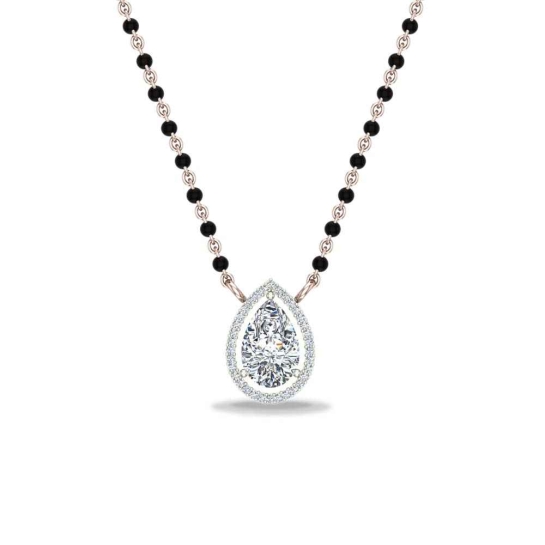 Adhyasari White Gold Mangalsutra