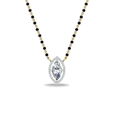 Adhwidha Yellow Gold Mangalsutra
