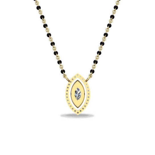 Adhwidha Yellow Gold Mangalsutra