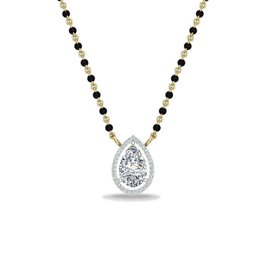 Adhyasari White Gold Mangalsutra