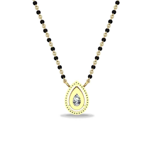 Adhyasari White Gold Mangalsutra