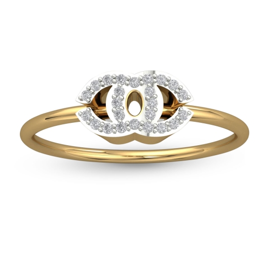 Pooja Gold and Diamond Ring