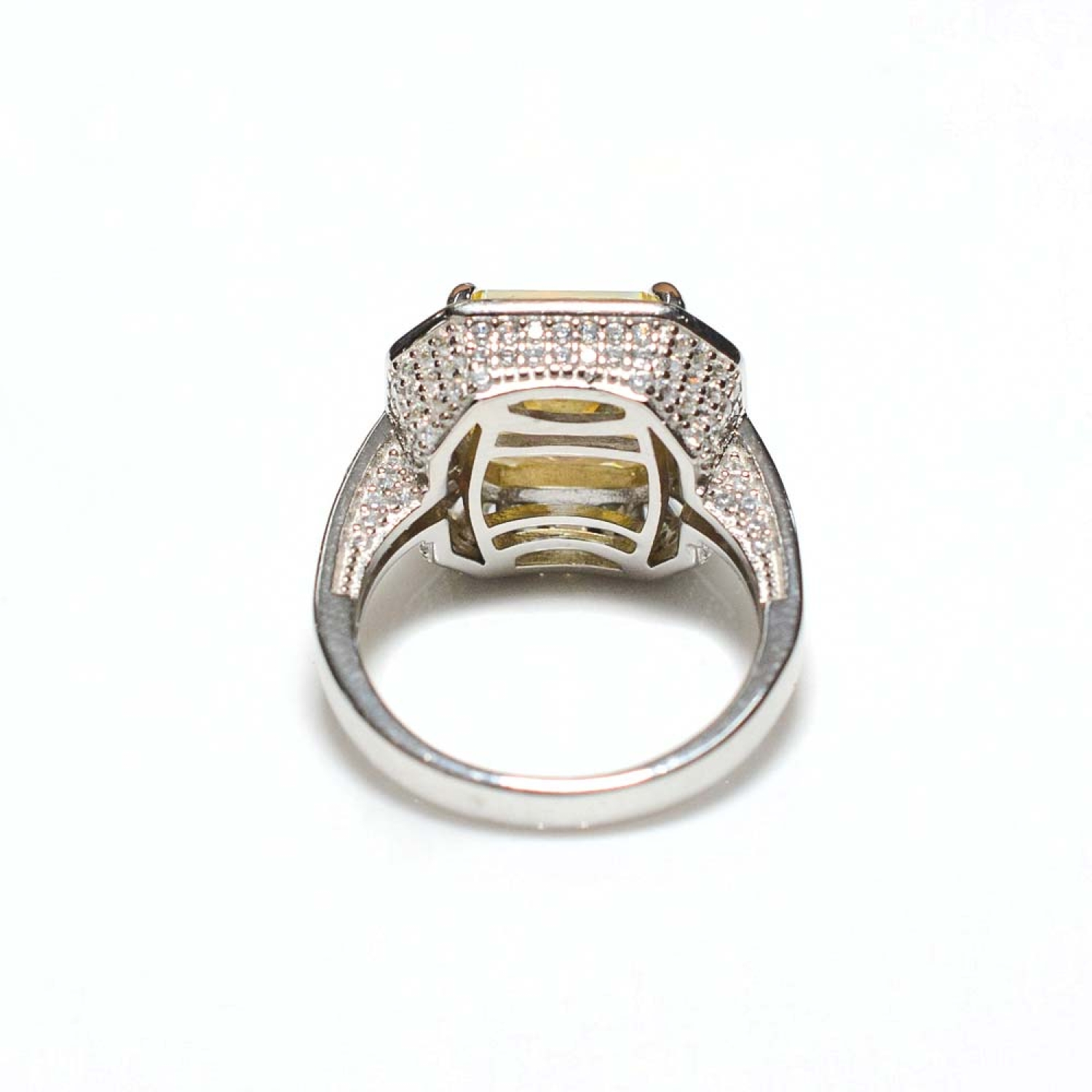 Vintage Engagement Ring - 18k White & 14k Yellow Gold .67 ctw Genuine – MJV