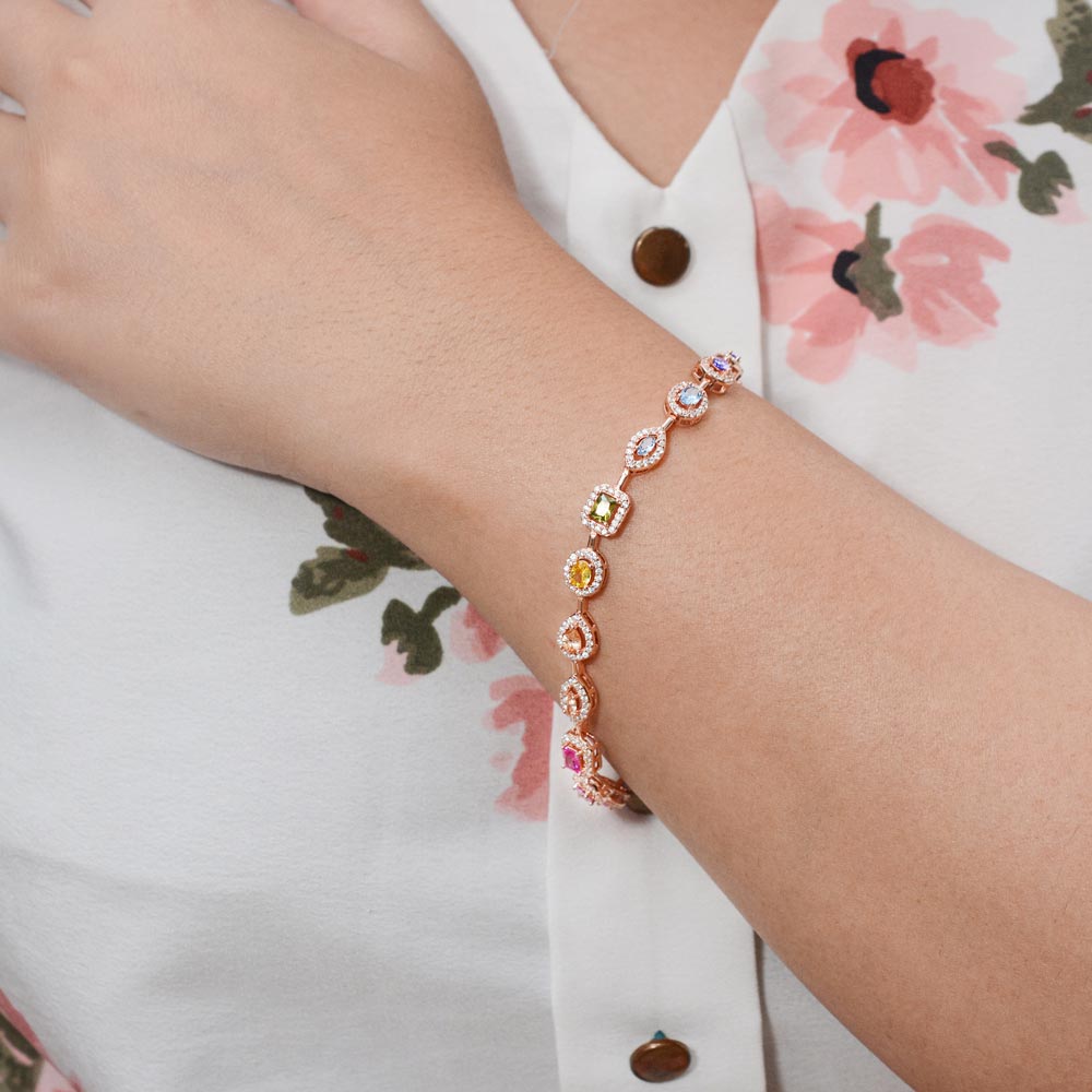 925 Silver Cute Charm Bracelet