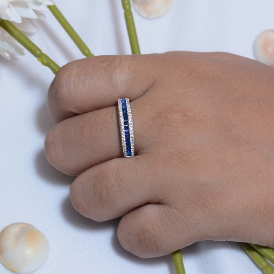 925 Niharika Sterling Silver Ring