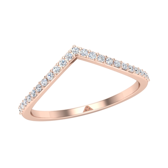 Shagun Chevron Diamond Ring