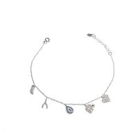 925 Silver Heart Charm Bracelet | Silver Bracelet For Women