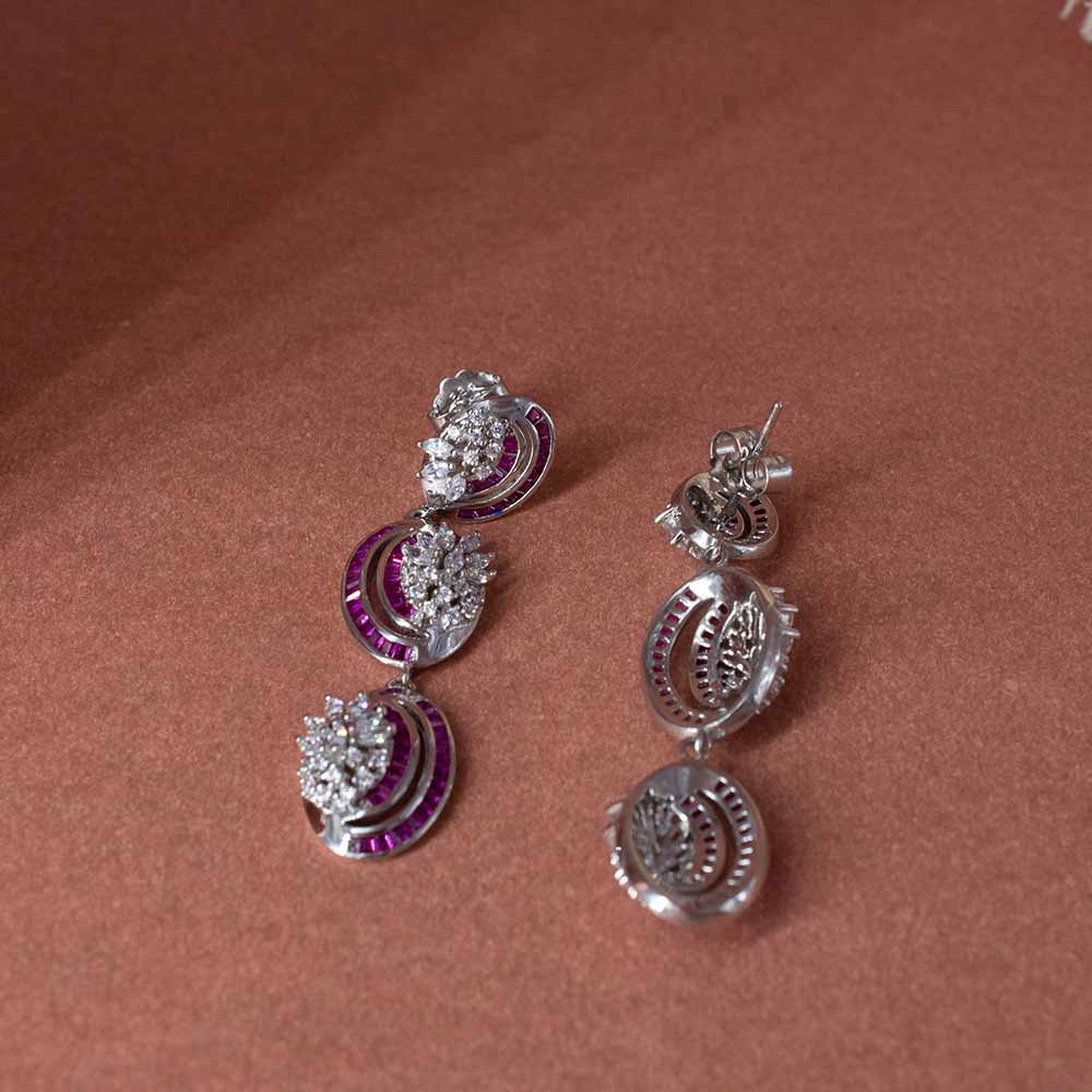 925 Sterling Silver Long Earrings 925 Sterling Silver Long Earrings