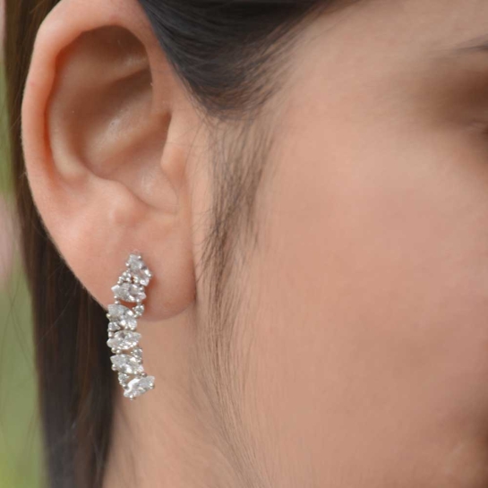 925 Sterling Silver Cute Drop Earrings