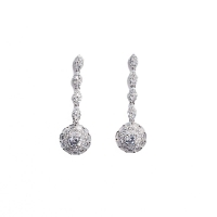 925 Sterling Silver Round Earrings