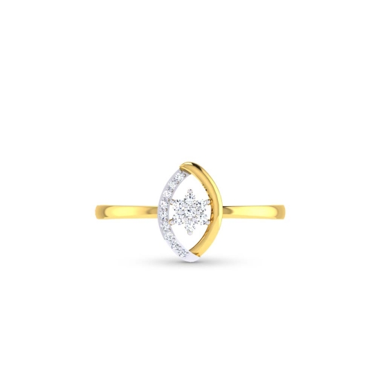 Sonali Yellow Gold Diamond Ring