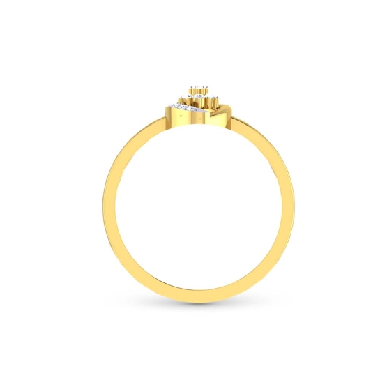 Sonali Yellow Gold Diamond Ring