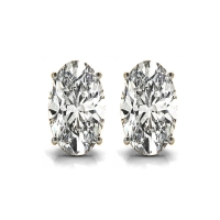 Rucha Yellow gold and Diamond Stud Earrings for Women