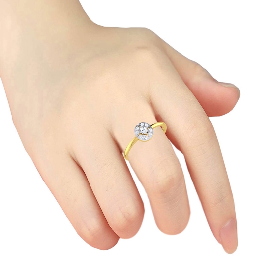 Poorva Gold and Diamond Ring