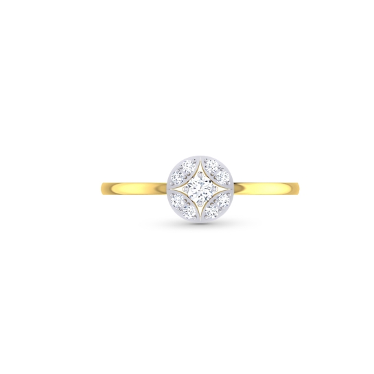Poorva Gold and Diamond Ring
