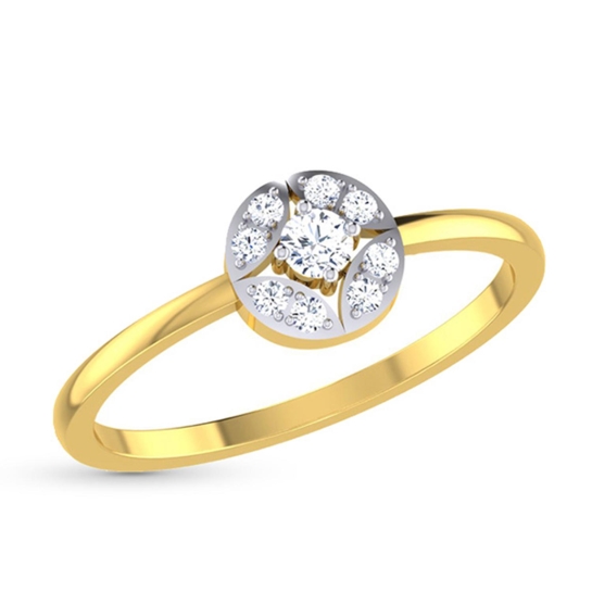 Poorva Gold and Diamond Ring
