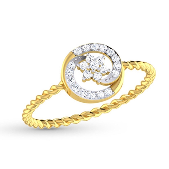 Harshita Gold and Diamond Ring