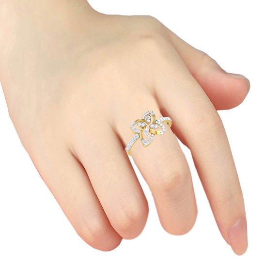 Aurelia Gold and Diamond Ring